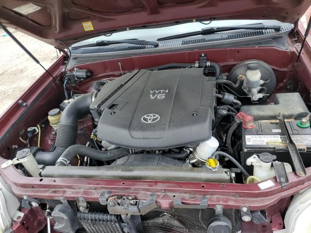 5TBRU34146S476072 - 2006 TOYOTA TUNDRA ACCESS CAB SR5 BURGUNDY photo 11