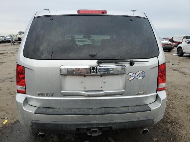 5FNYF4H74BB005281 - 2011 HONDA PILOT EXLN SILVER photo 6