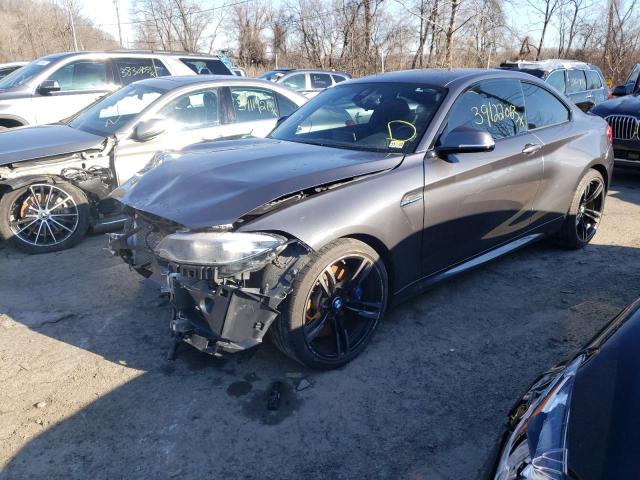 WBS1J5C57JVA12636 - 2018 BMW M2 GRAY photo 1