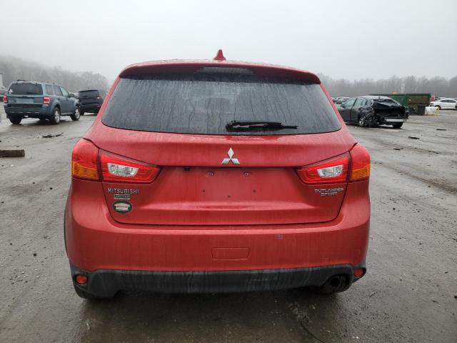 JA4AP3AU9HZ035267 - 2017 MITSUBISHI OUTLANDER ES RED photo 6