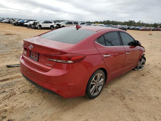 5NPD84LF6HH072840 - 2017 HYUNDAI ELANTRA SE RED photo 3