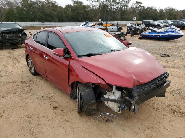 5NPD84LF6HH072840 - 2017 HYUNDAI ELANTRA SE RED photo 4