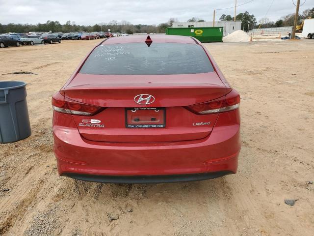 5NPD84LF6HH072840 - 2017 HYUNDAI ELANTRA SE RED photo 6