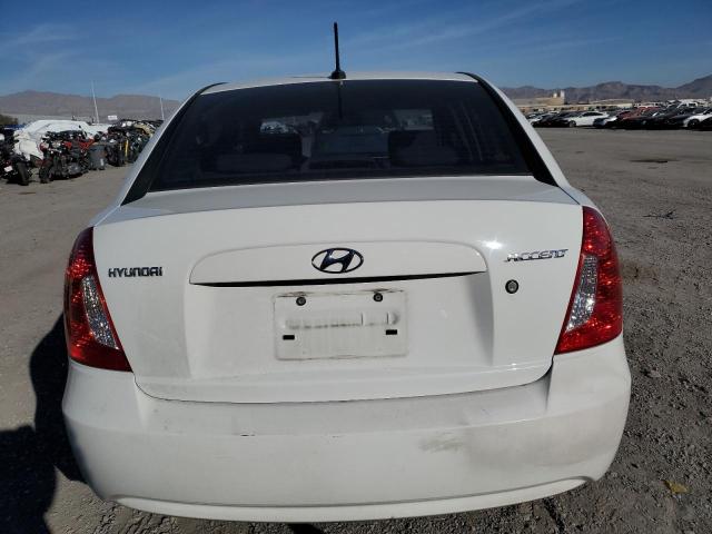 KMHCN46C79U313149 - 2009 HYUNDAI ACCENT GLS WHITE photo 6