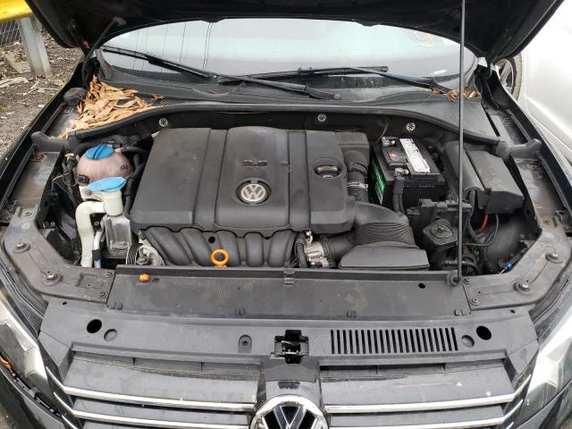 1VWAP7A38CC005335 - 2012 VOLKSWAGEN PASSAT S BLACK photo 11