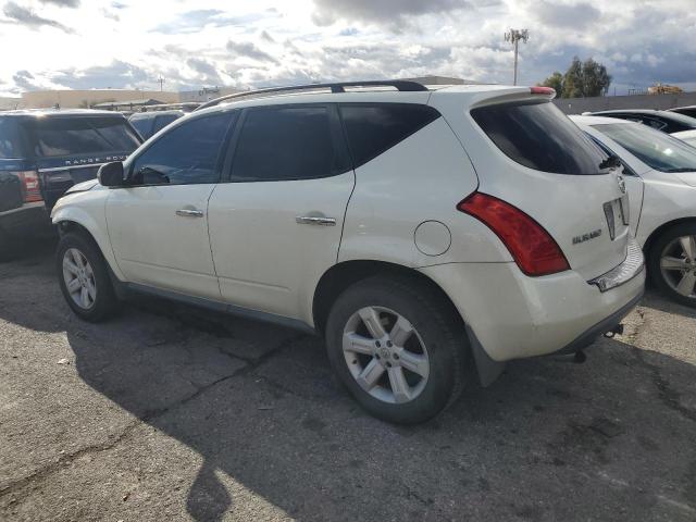 JN8AZ08T86W427042 - 2006 NISSAN MURANO SL WHITE photo 2