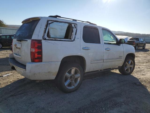 1GNSKCE02ER239587 - 2014 CHEVROLET TAHOE K1500 LTZ WHITE photo 3