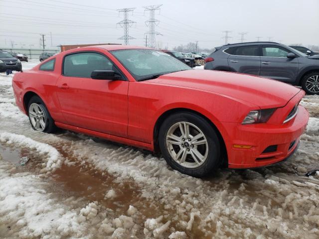 1ZVBP8AM7E5302056 - 2014 FORD MUSTANG RED photo 4
