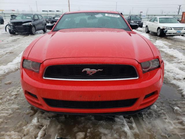 1ZVBP8AM7E5302056 - 2014 FORD MUSTANG RED photo 5