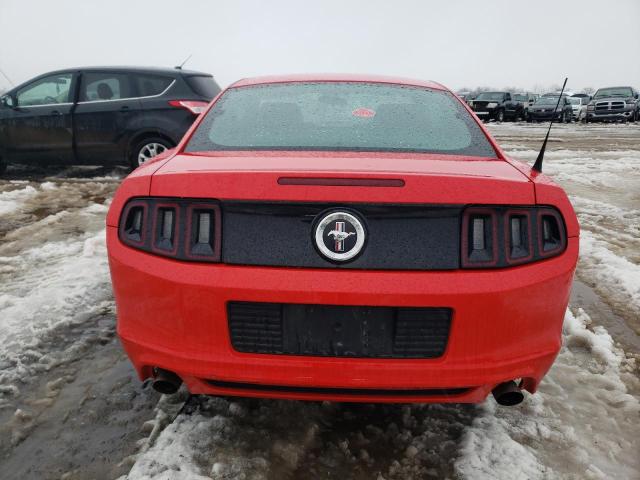 1ZVBP8AM7E5302056 - 2014 FORD MUSTANG RED photo 6