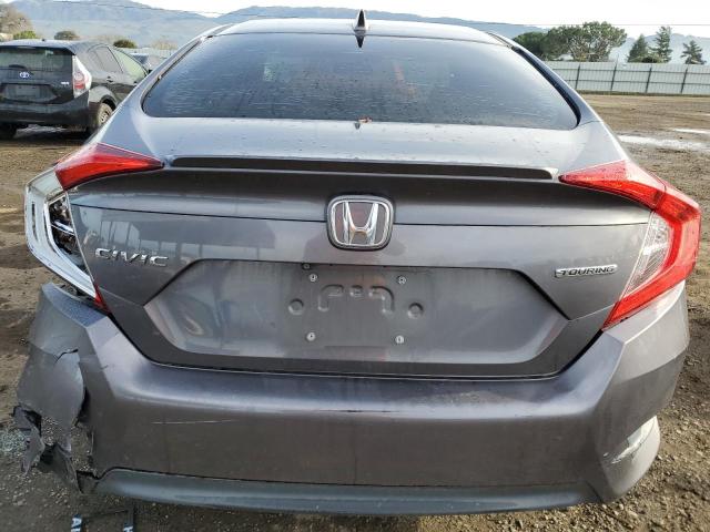 19XFC1F97GE218693 - 2016 HONDA CIVIC 4D E TOURING GRAY photo 6