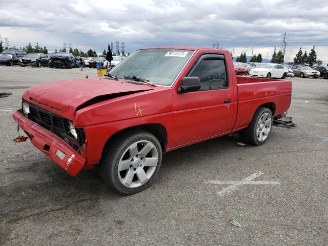 1N6SD11S8NC354595 - 1992 NISSAN TRUCK SHORT WHEELBASE RED photo 1