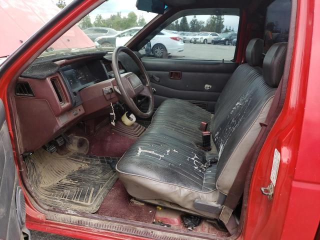 1N6SD11S8NC354595 - 1992 NISSAN TRUCK SHORT WHEELBASE RED photo 7