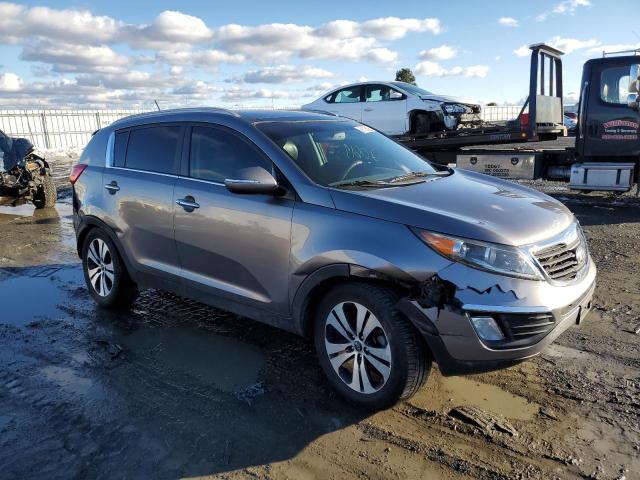 KNDPC3A20D7381479 - 2013 KIA SPORTAGE EX GRAY photo 4