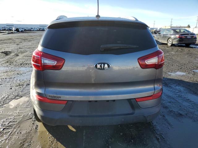 KNDPC3A20D7381479 - 2013 KIA SPORTAGE EX GRAY photo 6