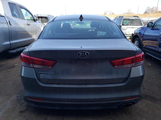 5XXGT4L33GG059653 - 2016 KIA OPTIMA LX GRAY photo 6