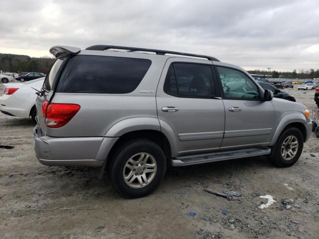 5TDZT38A85S250006 - 2005 TOYOTA SEQUOIA LIMITED SILVER photo 3