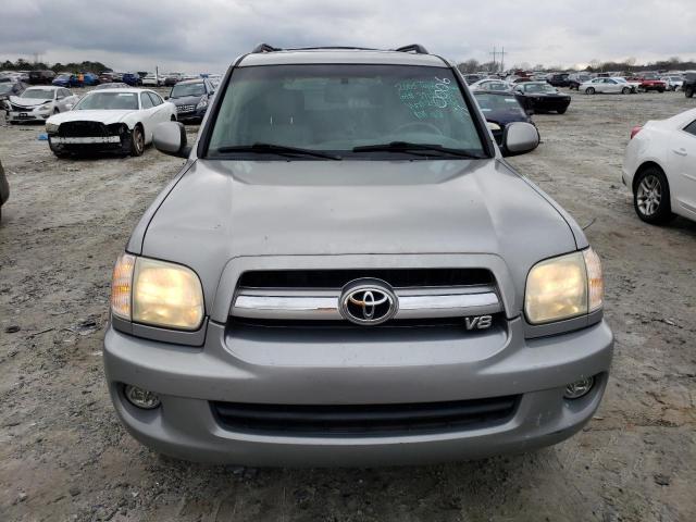 5TDZT38A85S250006 - 2005 TOYOTA SEQUOIA LIMITED SILVER photo 5