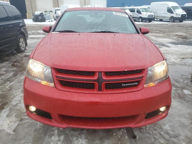 1C3CDZBG5CN165893 - 2012 DODGE AVENGER R/T RED photo 5