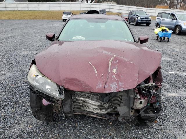 1HGCR2F34EA100461 - 2014 HONDA ACCORD LX BURGUNDY photo 5