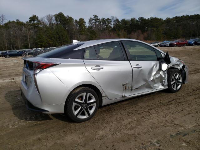 JTDKARFU5G3526248 - 2016 TOYOTA PRIUS GRAY photo 3