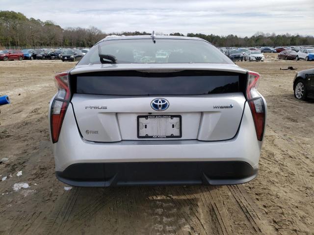 JTDKARFU5G3526248 - 2016 TOYOTA PRIUS GRAY photo 6