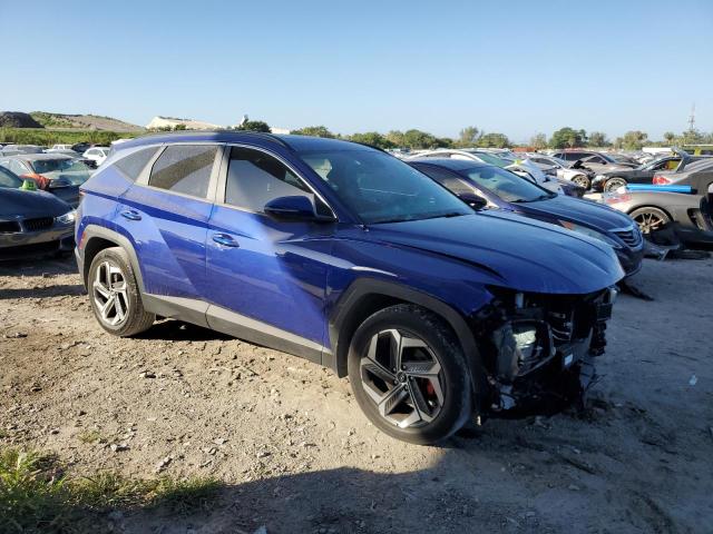 5NMJF3AE5NH027782 - 2022 HYUNDAI TUCSON SEL BLUE photo 4