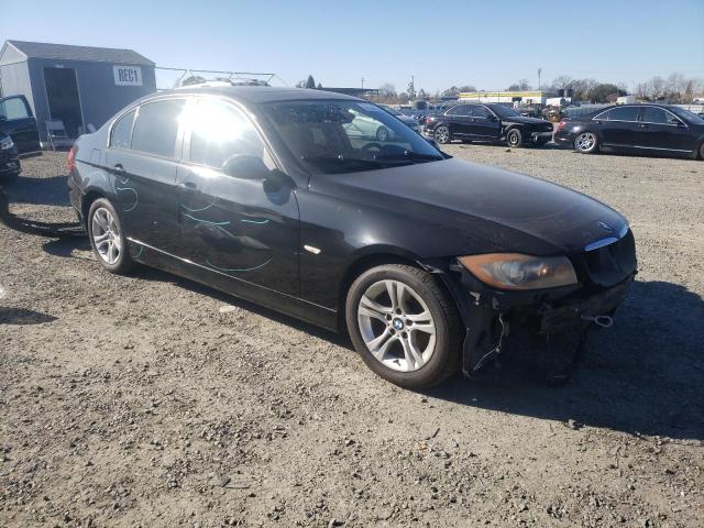 WBAVC53588A246976 - 2008 BMW 328 I SULEV BLACK photo 4