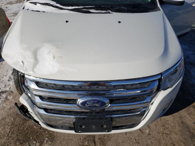 2FMDK3JC6DBB73219 - 2013 FORD EDGE SEL WHITE photo 12