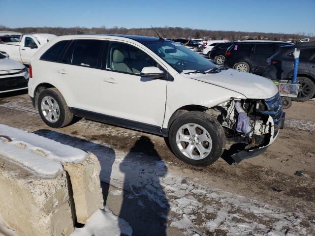 2FMDK3JC6DBB73219 - 2013 FORD EDGE SEL WHITE photo 4