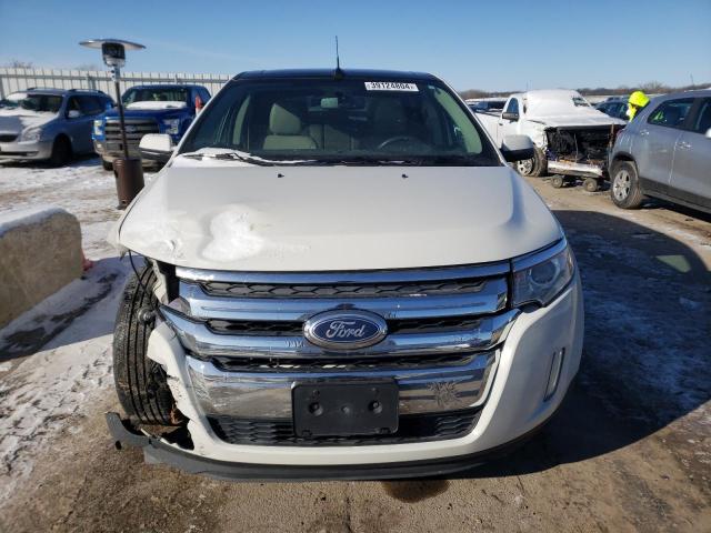 2FMDK3JC6DBB73219 - 2013 FORD EDGE SEL WHITE photo 5