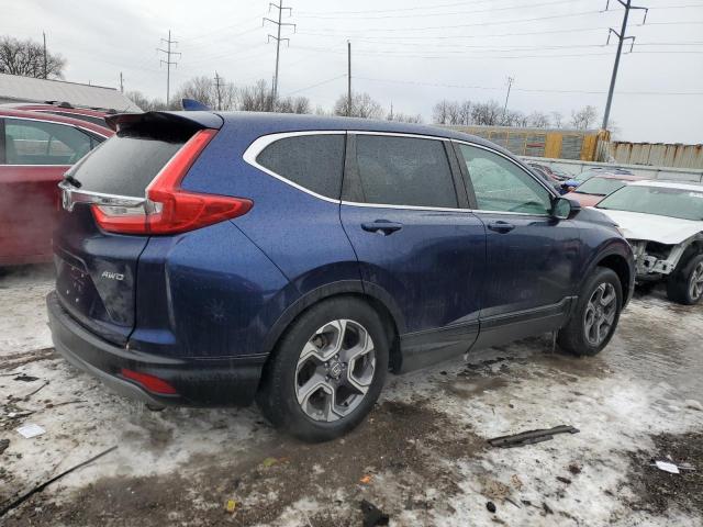 7FARW2H51JE100312 - 2018 HONDA CR-V EX BLUE photo 3