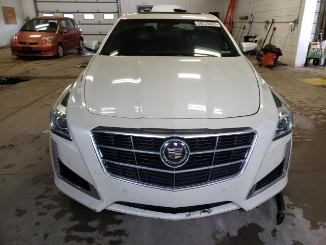 1G6AZ5S37E0130124 - 2014 CADILLAC CTS PREMIUM COLLECTION WHITE photo 5