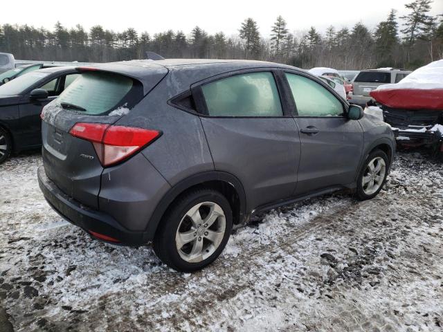 3CZRU6H34GM724188 - 2016 HONDA HR-V LX GRAY photo 3