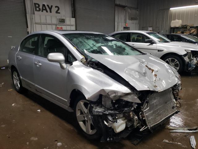 2HGFA16948H506006 - 2008 HONDA CIVIC EXL SILVER photo 4