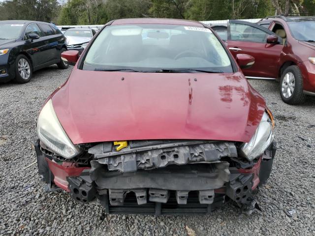 1FADP3F24HL241860 - 2017 FORD FOCUS SE RED photo 5