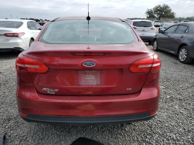 1FADP3F24HL241860 - 2017 FORD FOCUS SE RED photo 6