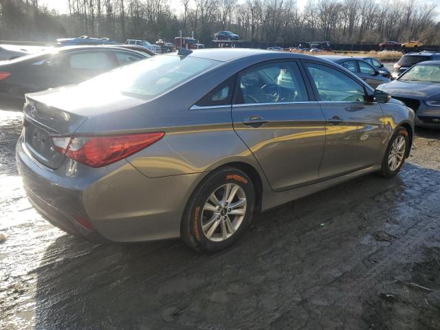 5NPEB4AC4EH926556 - 2014 HYUNDAI SONATA GLS GRAY photo 3