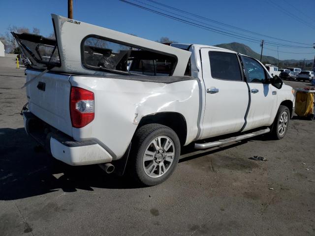 5TFAY5F1XEX384118 - 2014 TOYOTA TUNDRA CREWMAX PLATINUM WHITE photo 3