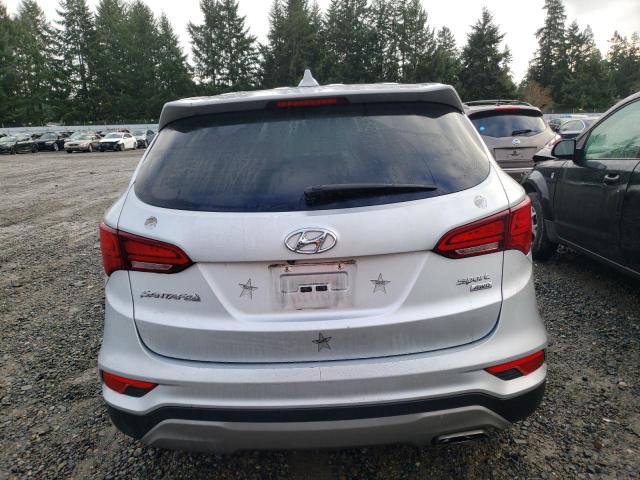 5XYZTDLB3HG460066 - 2017 HYUNDAI SANTA FE S SILVER photo 6