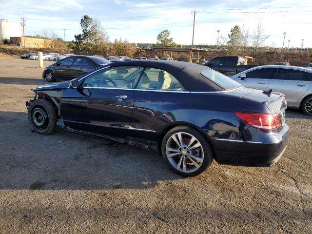 WDDKK5KF1EF246017 - 2014 MERCEDES-BENZ E 350 BLUE photo 2