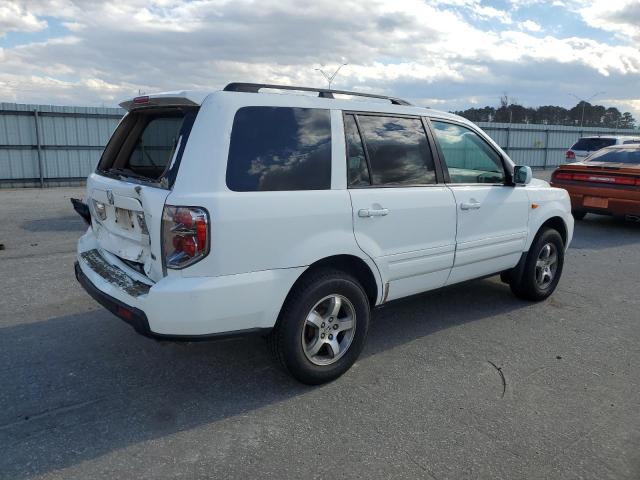 5FNYF18567B006954 - 2007 HONDA PILOT EXL WHITE photo 3