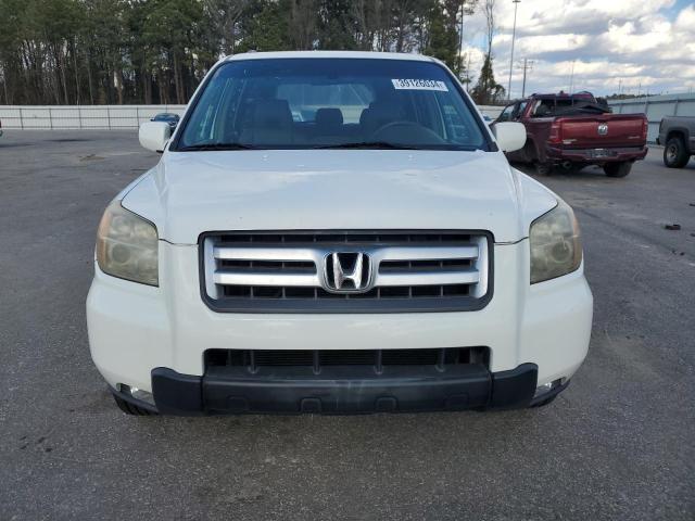 5FNYF18567B006954 - 2007 HONDA PILOT EXL WHITE photo 5