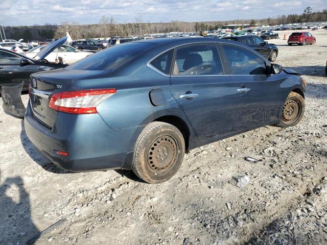 1N4AB7AP3DN908301 - 2013 NISSAN SENTRA S BLUE photo 3