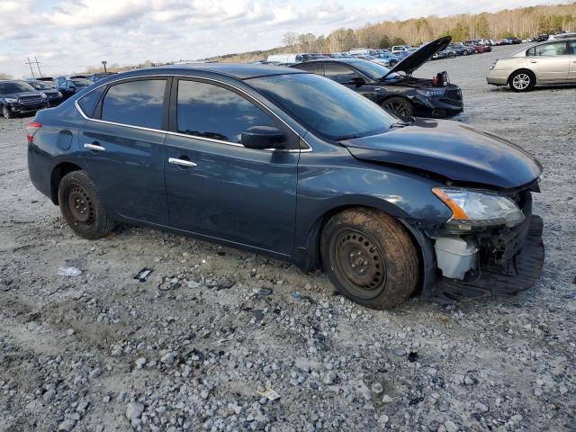 1N4AB7AP3DN908301 - 2013 NISSAN SENTRA S BLUE photo 4