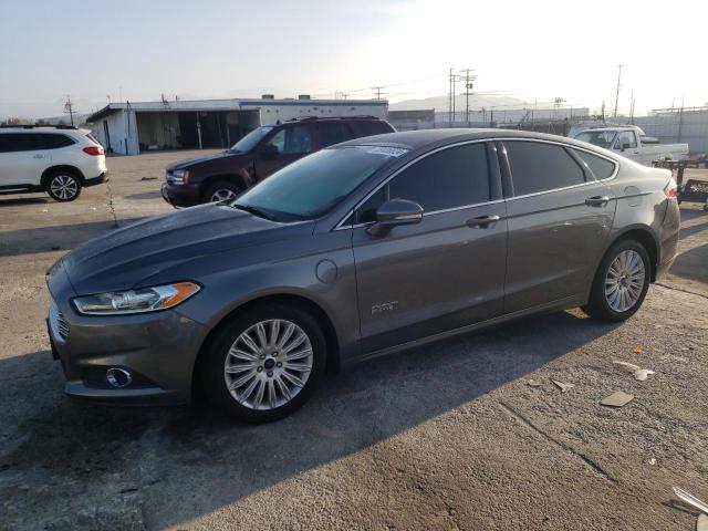 3FA6P0PU7ER383186 - 2014 FORD FUSION SE PHEV GRAY photo 1