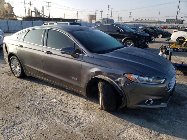 3FA6P0PU7ER383186 - 2014 FORD FUSION SE PHEV GRAY photo 4