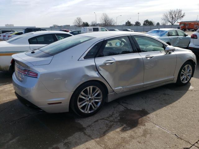 3LN6L2G91GR609542 - 2016 LINCOLN MKZ SILVER photo 3