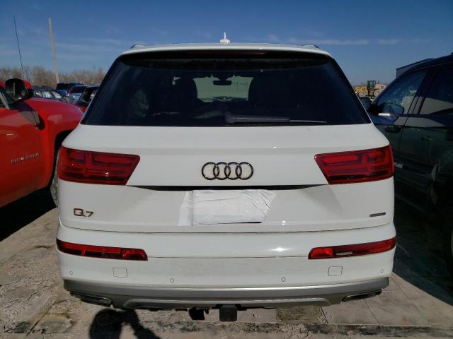 WA1LHAF7XKD046599 - 2019 AUDI Q7 PREMIUM PLUS WHITE photo 6