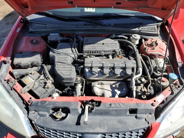 1HGEM22935L053154 - 2005 HONDA CIVIC EX RED photo 11